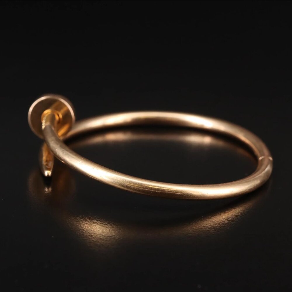 SOLD - Cartier 18K Rose Gold Juste un Clou Bracelet - Picture 6 of 12